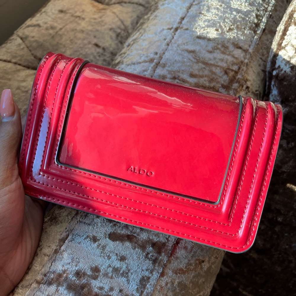 Aldo red bag - Picture 1 of 3